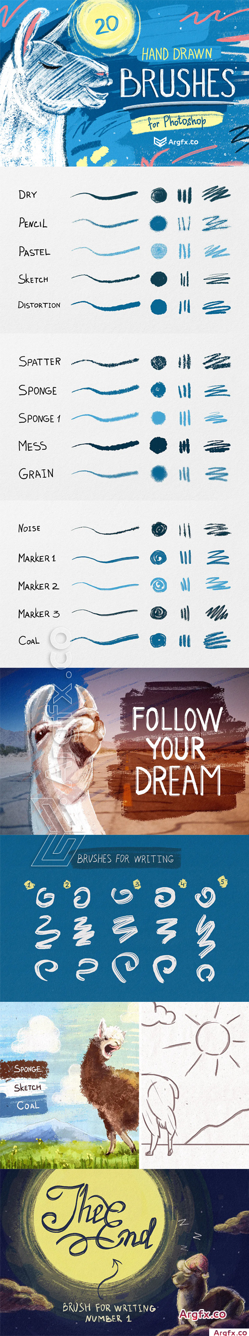 Essential Hand Drawn Brushes