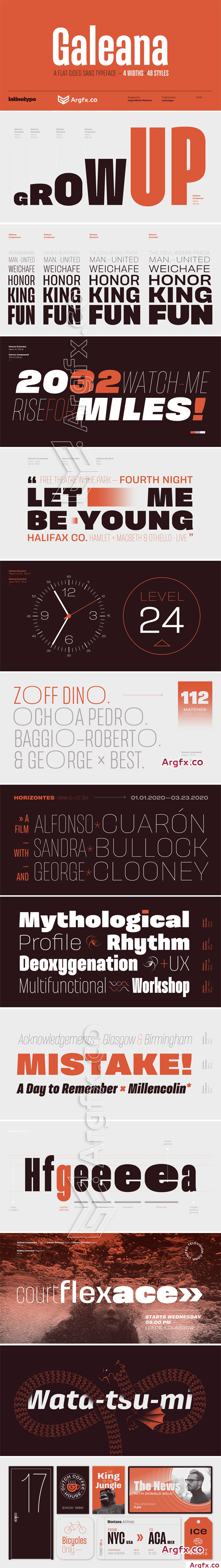 Galeana Font Family