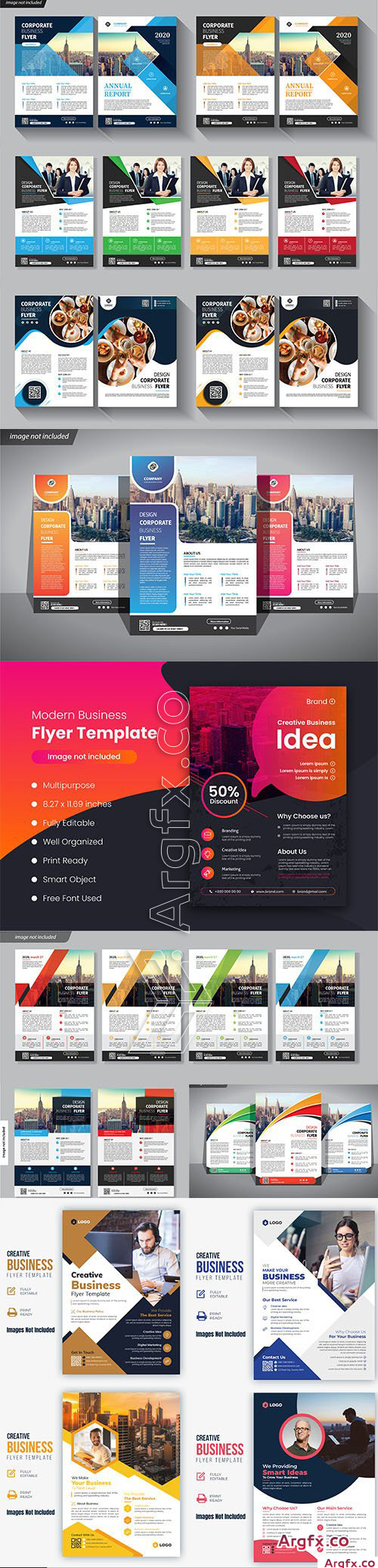 Flyer Business Template Corporate Set