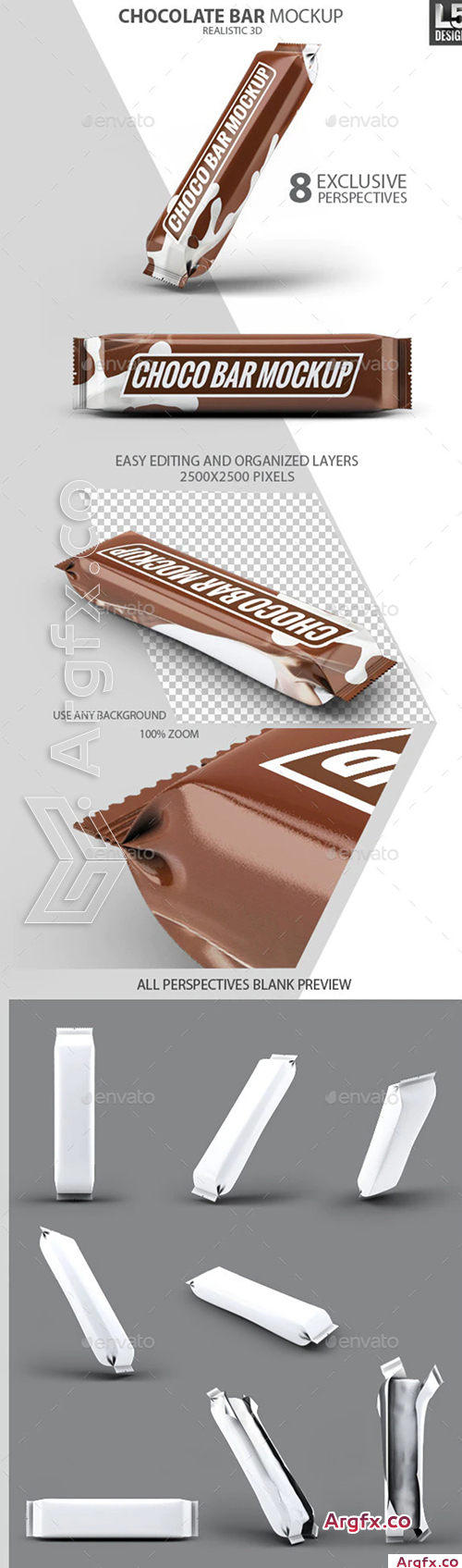 GraphicRiver - Chocolate Bar Mock-Up 10337035